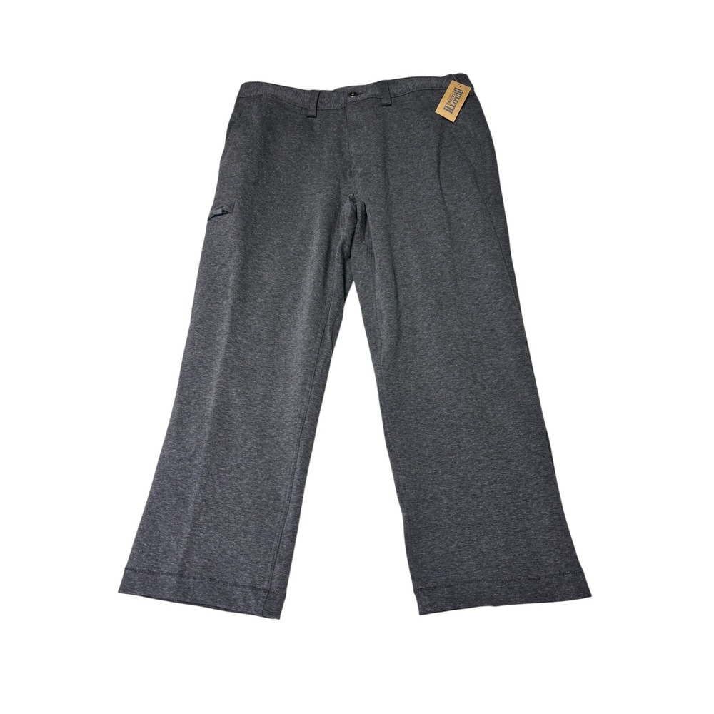 Nwt Duluth‎ Trading Co Men Incog-Chinos Heathered Charcoal Pants 34x26 84320